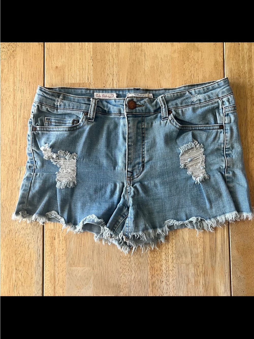 Wild Blue Jean Shorts ~ Size 9